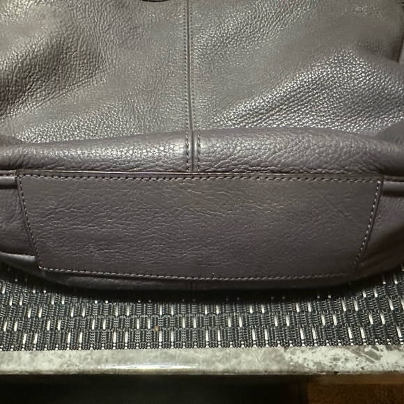 Coach Charcoal Leather Shoulder Bag - Picture 6 of 16